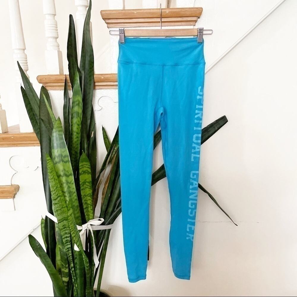 Spiritual Gangster light blue high waist leggings